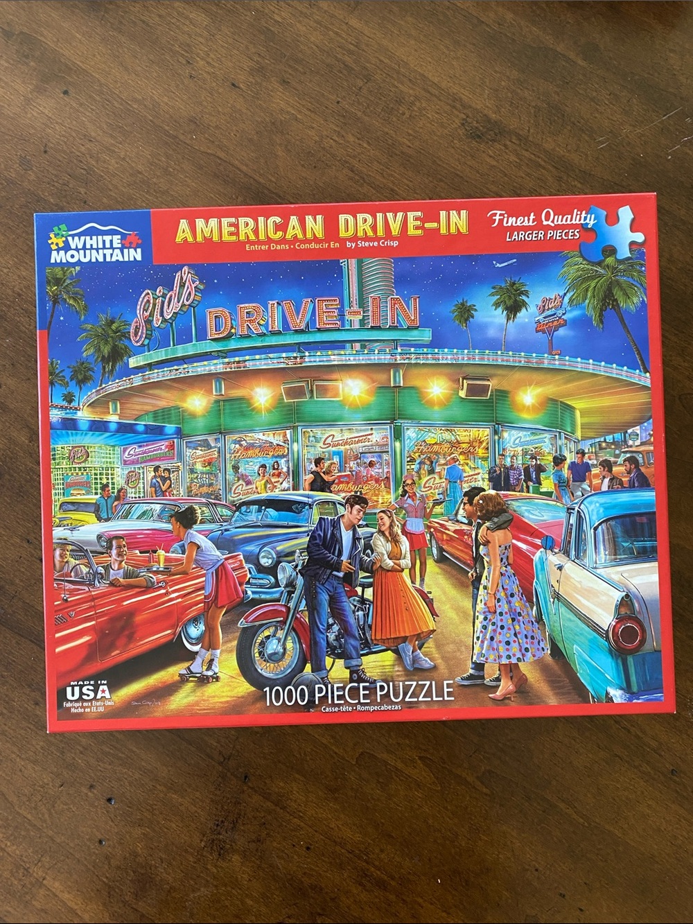 White Mountain • American Drive-In • 1000 Piece Puzzle